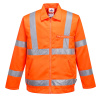 PORTWEST HI-VIS POLYESTER RT40 / Reflexná bunda - HV oranžová XXL