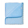 Detská luxusná obojstranná deka s Minky 80x90 cm, modrá, Baby Nellys Baby Nellys 8596309282046