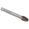Technická fréza oválna 10 x 16 mm, dĺžka 56 mm, TYP E, stopka 6 mm, XL-TOOLS