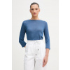 United Colors of Benetton tričko s dlhým rukávom dámske bavlnené 3TKEE1008 tmavomodrá L