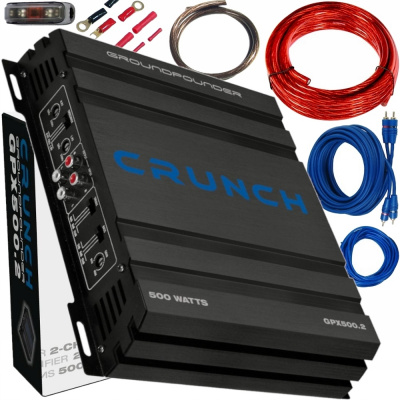 Crunch GPX500.2 + káblové auto Axt (Crunch GPX500.2 + káblové auto Axt)