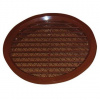 HACO mriežka vetracia so sieťovinou PH 100mm hnedá 413079