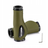 Uchopovacie cyklistické gripy ergo. ekokoža + gél ROCKBROS 40720001004 BS-03BK zelená
