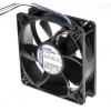 ebm-papstAxiální ventilátor 12 V DC DC, průtok vzduchu: 285m³/h 10W, 119 x 119 x 32mm