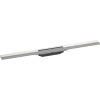 HANSGROHE RainDrain Flex vrchná sada sprchového žľabu 80 cm, skracovateľná, pre inštaláciu voľne na plochu, oceľ nerezová kartáčovaná, 56044800