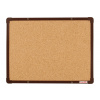 Korkové nástenky boardOK, 60 x 45 cm farba rámu: hnědá