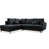 MID.YOU ROHOVÁ SEDACIA SÚPRAVA, textil, tmavosivá - Online Only obývacie izby - 001454003015