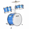 VEVOR 3-dielny bicí set s basovým bubnom 35,6 cm, modrý