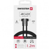 Swissten 71529900 ARCADE USB-C / LIGHTNING, 1,2m, černý