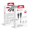 Kábel Forcell F-Energy Carbon Cb-04C Cable Type C to Type C Pd Qc4.0 5A 100W 1 M Black