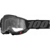 100 % OKULIARE MODEL ACCURI 2 ENDURO MOTO BLACK - CLEAR LENS - FARBA ČA