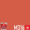 TIKKURILA® FEELINGS FURNITURE PAINT Barva akrylátová, na dřevo a nábytek v interiéru Barva (odstín): TVT M316 Tomato, Velikost balení: 3 l, Stupeň lesku: polomat