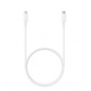 EP-DW767JWE Samsung Type C/Type C Dátový Kábel 3A 1.8m White (OOB Bulk)
