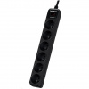 CyberPower Tracer III B0620SC0-FR prepäťová ochrana Čierna 6 AC zásuvky/AC zásuviek 200 - 250 V 1,8 m (B0620SC0-FR)