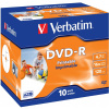 Médiá VERBATIM DVD-R AZO 4,7 GB, 16x, printable, šperk case 10 ks (43521)