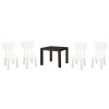 Ikea Lack Table + Mammut 4 Detské stoličky (Ikea Lack Table + Mammut 4 Detské stoličky)