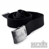 Adjustable Clip Belt Black - Small - Medium Scruffs