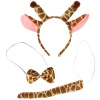 Detská sada žirafa – safari – unisex – 3 ks 5902934228442