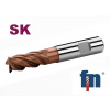 SK univerzálna fréza pr. 3,5x10x57mm 4bř. 40 / 42° AlCrN 2 brity do stredu Weldon, typ N S151612.035