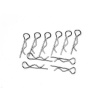 HOBBYTECH Universální sponky karoserie 1/8 10 ks (HT-501390)