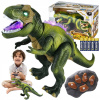 INTERAKTÍVNY DINOSAURUS T-REX DIAĽKOVO OVLÁDANÝ ROBOT R/C PILOT + 5x BATÉRIA