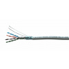 FTP kabel LYNX REELEX AIR, Cat5E, drát, PVC, Eca, šedý, 305m LYNX-SLD-FTP5E-RLX-GR LYNX CS