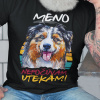 Tričko s potlačou BERNSKÝ SALAŠNÍCKY PES + slogan Pánsky Čierna 3XL