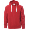 PAYPER PORTLAND 001212-0308 / Pánska celozapínacia mikina s kapucňou - červená 5XL