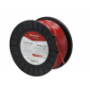 NL30132SKR Vyžínacie lanko Kramp priemer 3 mm, 132 m, štvorhranné, červené