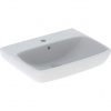 Geberit Selnova Square - Umývadlo 600x460 mm, s 1 otvorom na batériu, s prepadom, biela 500.300.01.7