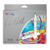 Colorino, 92470PTR, Artist, sada obojstranných popisovačov, Basic odtiene, 12 ks