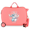 JOUMMABAGS Detský kufrík na kolieskach Lilo and Stitch cuddle me coral MAXI ABS plast, 50x38x20 cm, objem 34 l