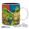 Korytnačky Ninja (TNMT) keramický Hrnček 320 ml - Leonardo, Raphael, Donatello a Michelangelo - ABYstyle
