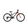 Detský bicykel CTM BENNY - matná čierna / oranžová 13 Veľkosť: 24