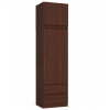 Skriňa s nadstavcom S 60 cm 2D 2SZ CLP wenge