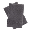 Tmavosivé froté bavlnené uteráky v súprave 2 ks 30x30 cm Anti–Bacterial – Catherine Lansfield