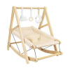 Detské hojdacie kreslo Moon 45 béžové