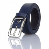 Opasok - Gracio Navy Blue Belt - ženský produkt (Betlewski kožené pásy pánske nohavice koža opasok)