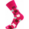 Dámske ponožky Boma - spacia, kocka, ružová Farba: Ružová, Veľkosť: 35-38