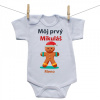 Boodyy Body s krátkym rukávom Môj prvý Mikuláš s perníčkom 56 (0-2 mesiace)
