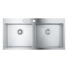 Grohe Drezy - Drez K800, 102x51 cm, kefovaná nerezová 31585SD1