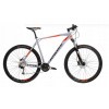 Horský bicykel - MTB výstupný bicykel Kross úroveň 4,0 šedá 9 palcov (MTB výstupný bicykel Kross úroveň 4,0 šedá 9 palcov)