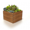 Vyvýšený záhon GROW CUBE thermo borovica XL Rozmery: 404 x 104 x 70 cm (d x š x v)