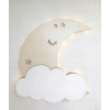 Nočná lampa do detskej izby - Nočná lampa pre deti LED mesiac LED oblaku (Nočná lampa do detskej izby - Nočná lampa pre deti LED mesiac LED oblaku)