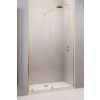 RADAWAY FURO GOLD DWJ 140cm pravé sprchové dvere do niky, profil zlatý, sklo číre, 10107722-09-01R10110680-01-01