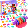 Plastelína s formičkami a vykrajovačkami Inlea4Fun MATHEMATICS & SHAPE LEARNING