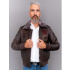 Max Original Leather Pánska kožená bunda PILOT KAPO brown (5XL 66-68) - Brown - 5XL