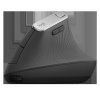 Logitech MX/Vertikálna/Optická/Pre pravákov/4 000 DPI/Drôtová+bezdrôtová/Čierna (910-005448)