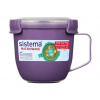 Sistema Hrnček na polievku Microwave Small Soup Mug 565 ml, fialová