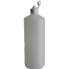 Fľaše HDPE s odklápacím viečkom 1L